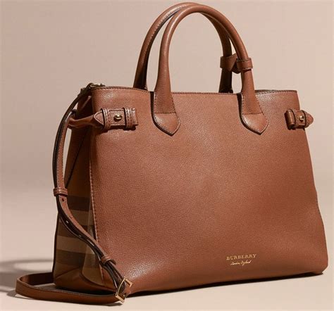 burberry banner bag tan|Altro.